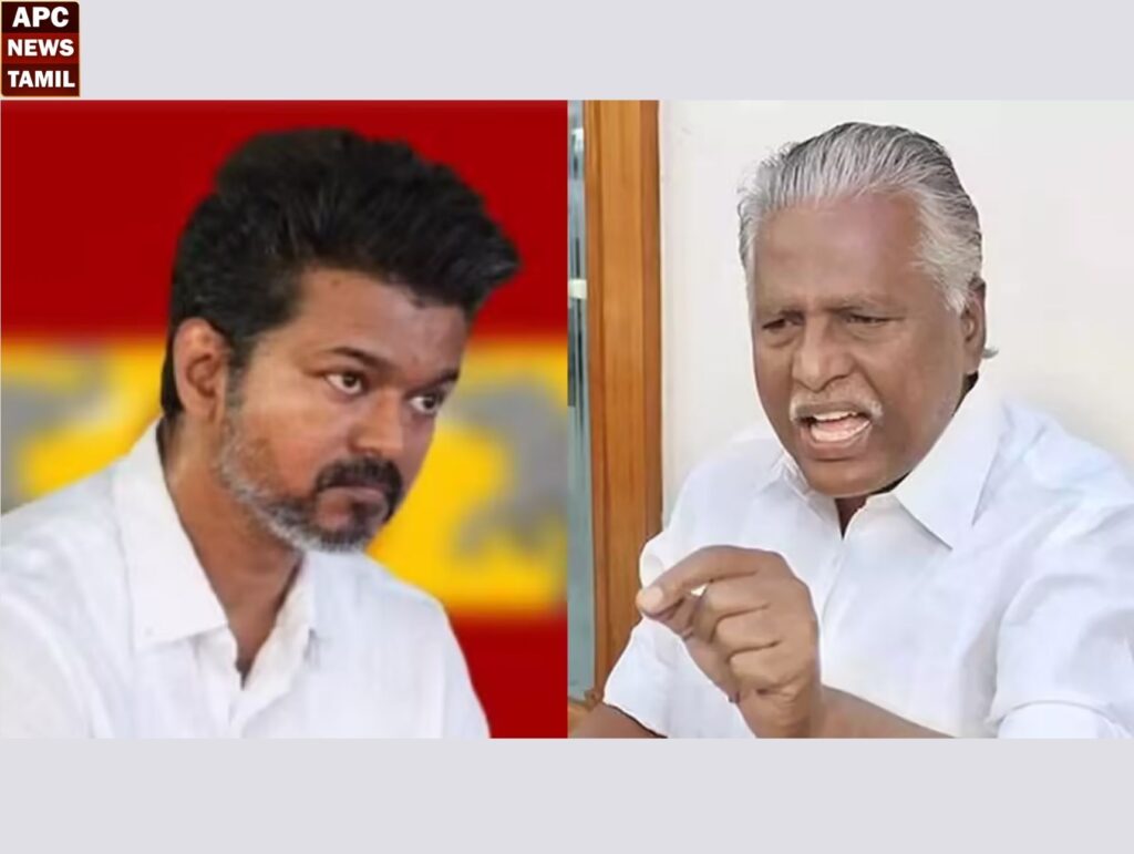 விஜய் தன்னைத்தானே புகழ்ந்து கொள்கிறார் - கே.பி. முனுசாமி பேட்டி