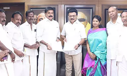 தேமுதிகவுக்கு 10 இடங்கள்: தொகுதிகளை இறுதி செய்ய அண்ணா அறிவாலயத்தில் எல்.கே.சுதீஷ் குழு தீவிர ஆலோசனை!