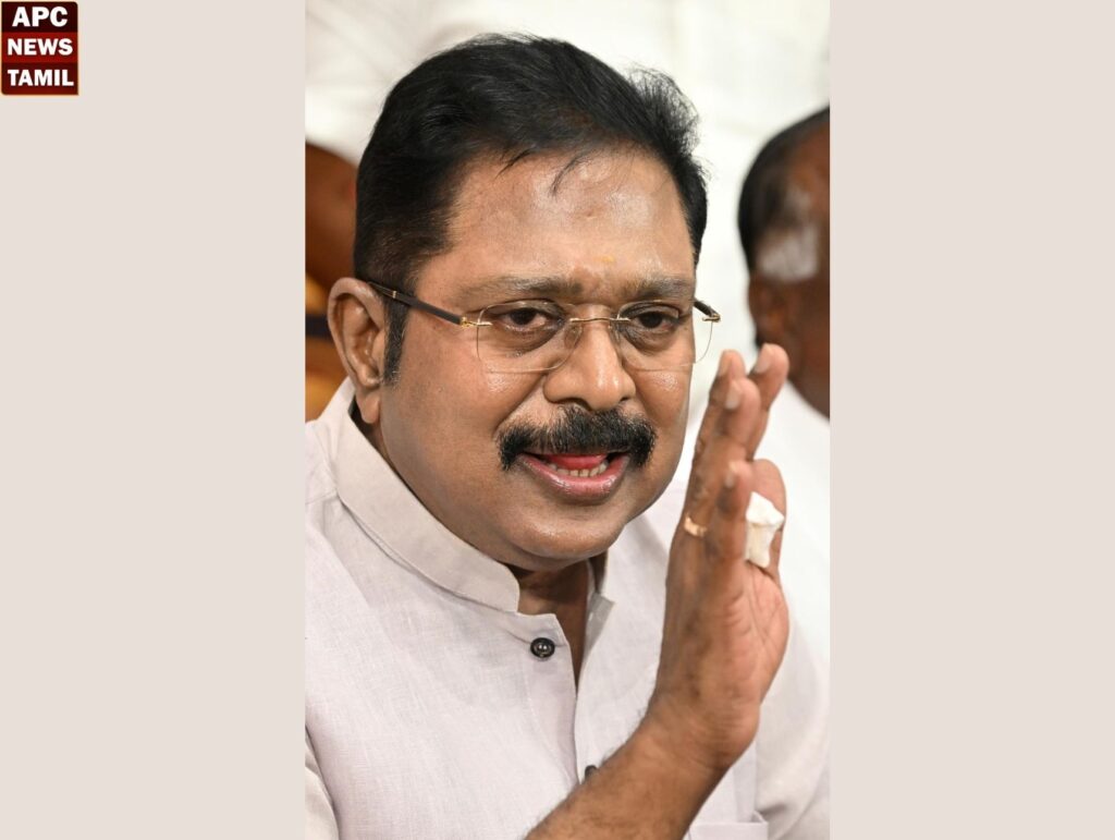 திமுக சட்டமன்ற உறுப்பினரின் குவாரியில் இளைஞரின் சடலம் மீட்பு மிகுந்த அதிர்ச்சியளிக்கிறது – டி.டி.வி.தினகரன்
