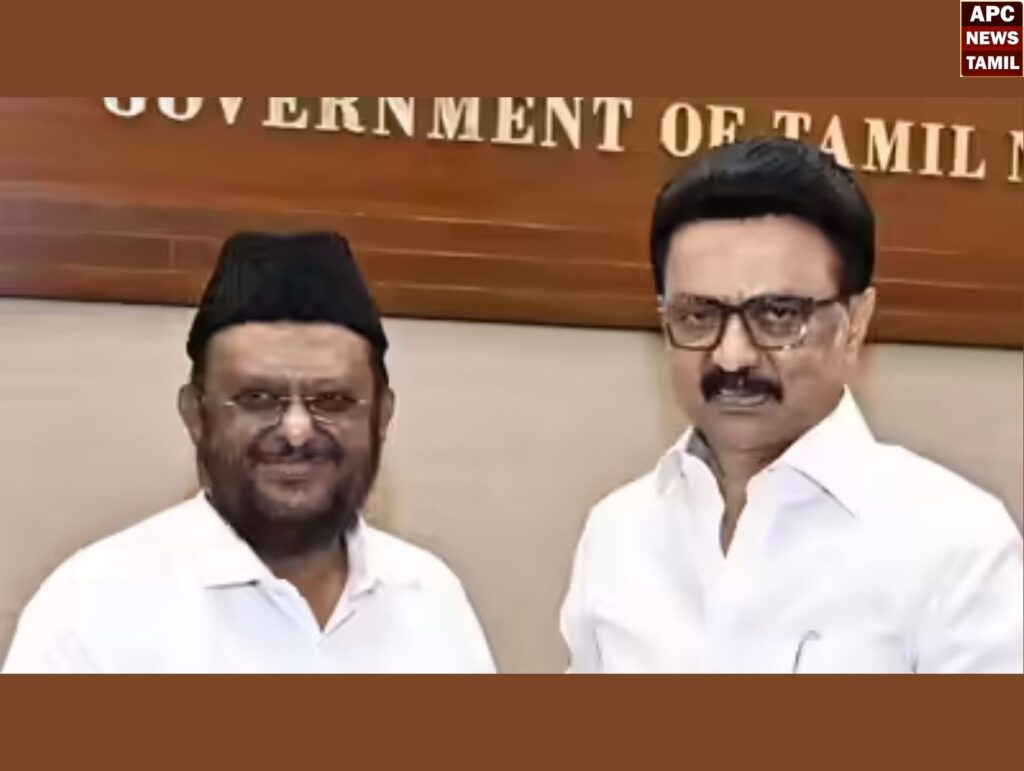 சட்டப்பேரவைத் தேர்தல் 2026: திமுகவிடம் 6 தொகுதிகள் பட்டியலை வழங்கியது மனிதநேய மக்கள் கட்சி!