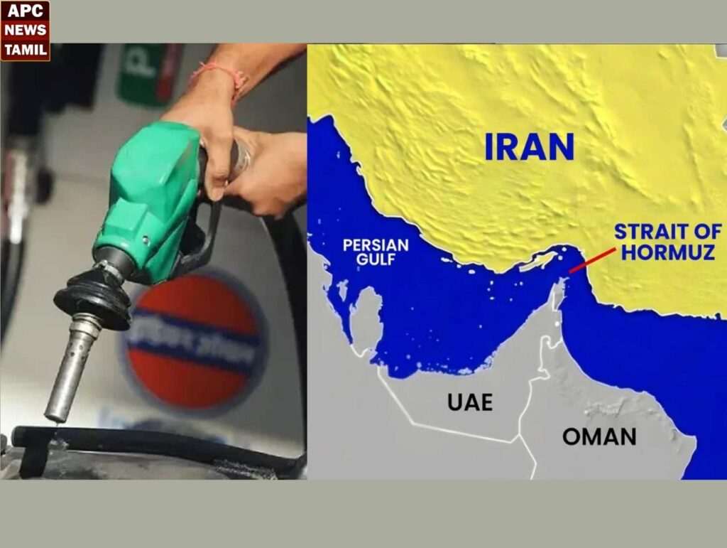 ஹோர்மூஸ் நீரிணை மூடப்பட்டதால் கச்சா எண்ணெய் போக்குவரத்து முடக்கம்…