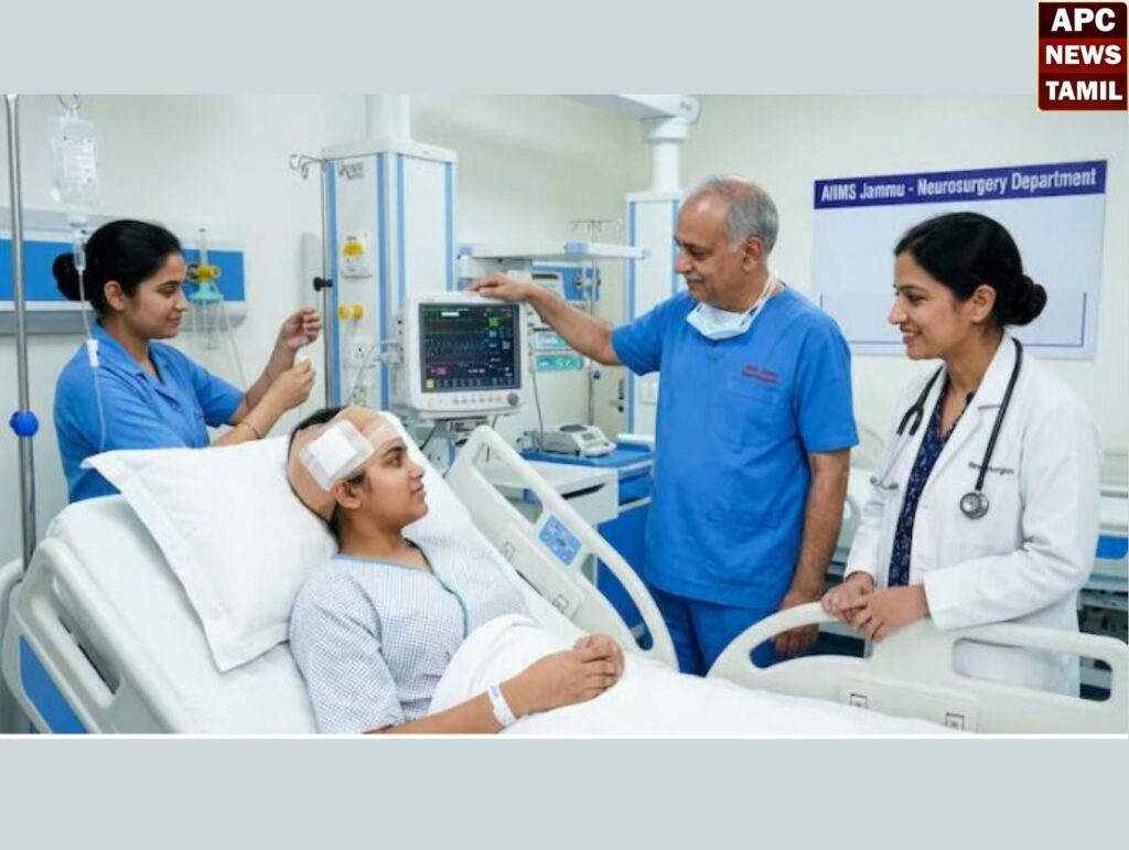 அரிய வகை மண்டை ஓட்டு கட்டி: 15 வயது சிறுமிக்கு எய்ம்ஸ் ஜம்மு மருத்துவர்கள் மறுவாழ்வு!