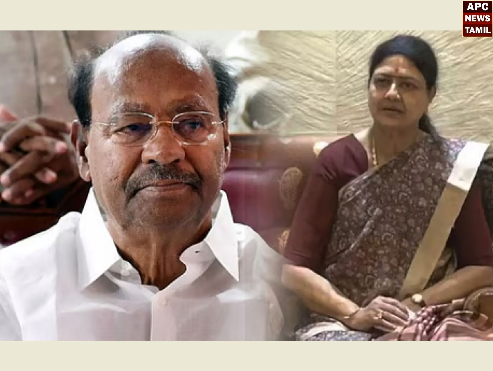 தைலாபுரத்தில் பரபரப்பு: ராமதாஸுடன் சசிகலா இன்று திடீர் சந்திப்பு – புதிய கூட்டணி உருவாகிறதா?