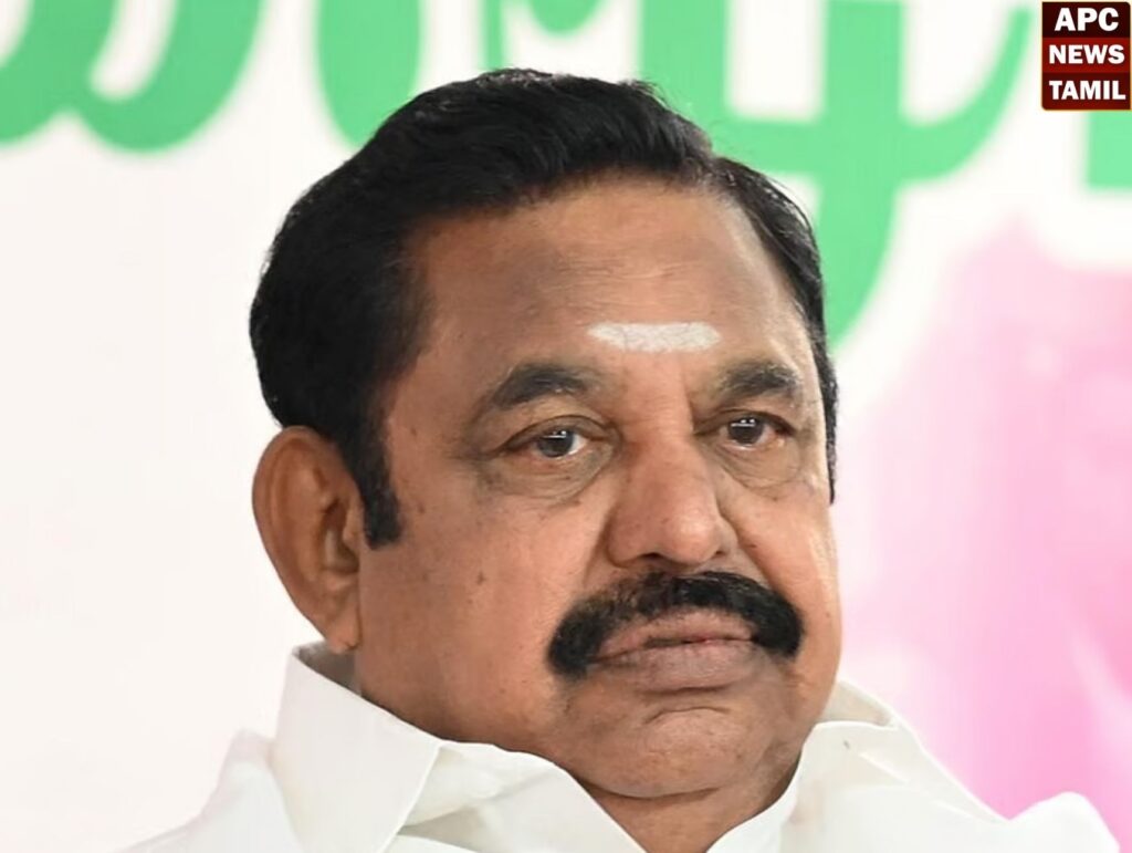 தமிழ்நாட்டில் அரசுப் பேருந்துகள் விபத்துக்குள்ளாவது தொடர்கதையாகிவிட்டது – எடப்பாடி கண்டனம்