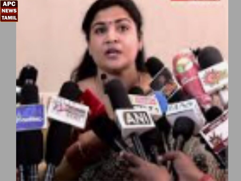 "விஜய் புகைப்படத்தை வைத்தே ஆபாச மிரட்டல்.." - டிஜிபி அலுவலகத்தில் ரஞ்சனா நாச்சியார் அதிரடி புகார்!