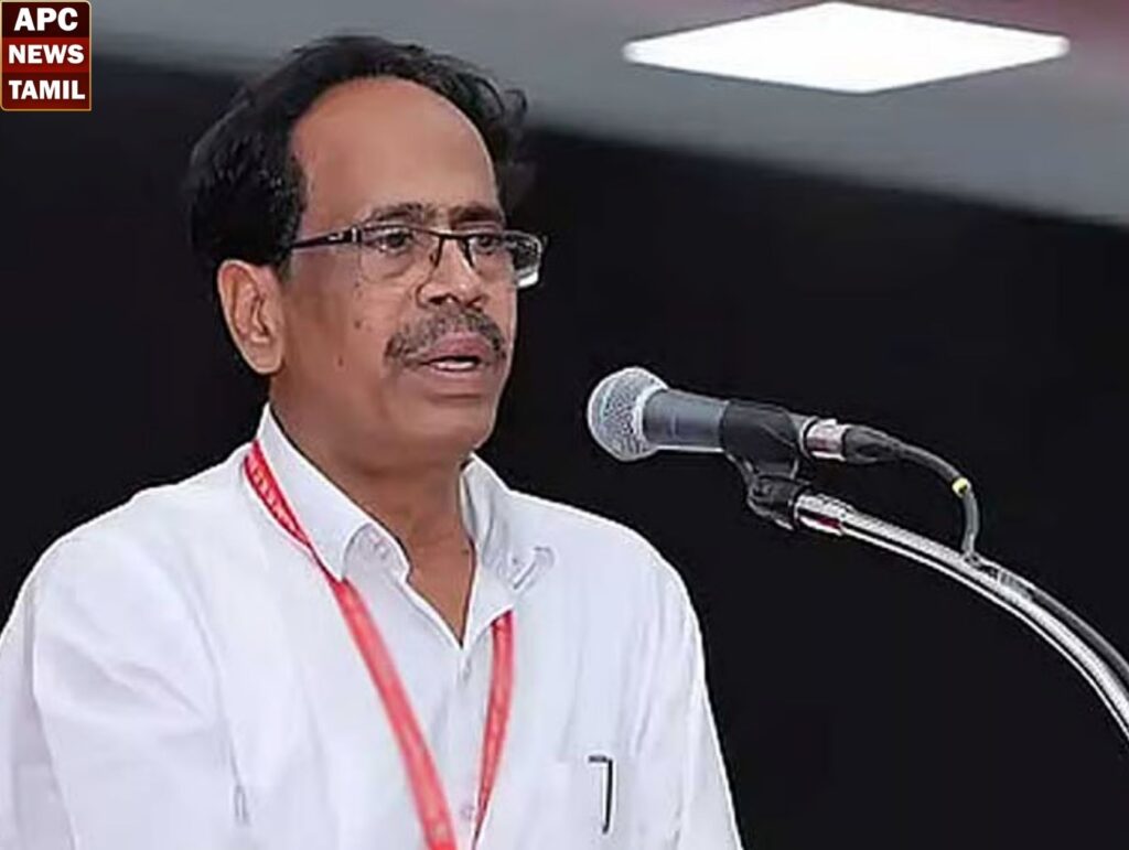 அரசுப்பேருந்து  சரக்குவாகனத்தில் மோதி எட்டு பேர் உயிரிழப்பு… இந்தியக் கம்யூனிஸ்ட் கட்சியினர் இரங்கல்…