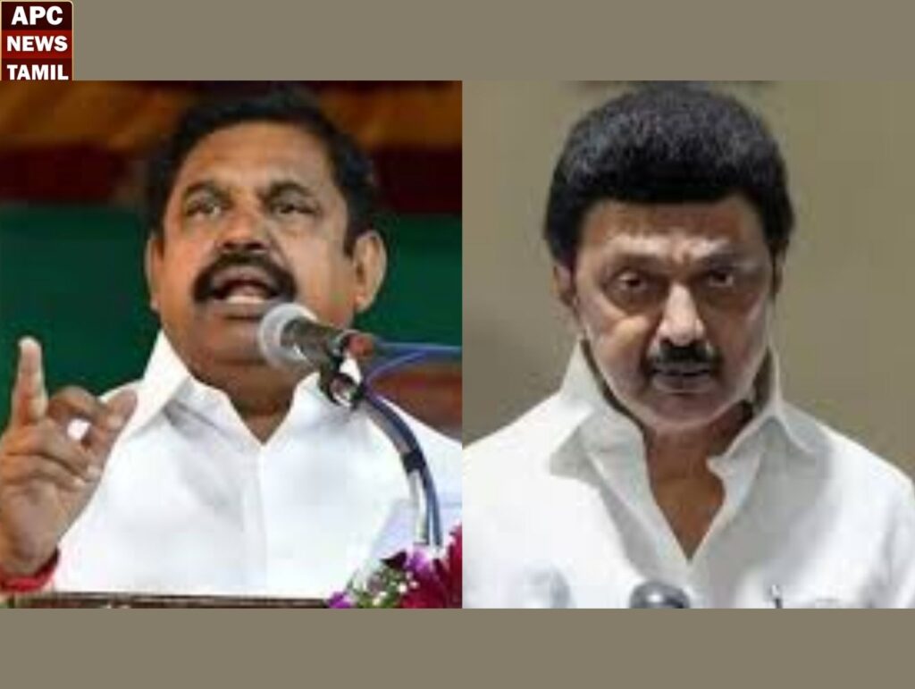 பள்ளி மாணவர்கள் ஆரோக்கியத்தில் அக்கறையற்ற திமுக அரசு – எடப்பாடி கண்டனம்