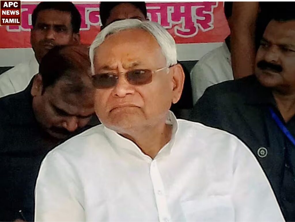 பீகார் முதல்வர் தனது மேலவை உறுப்பினர் பதவியை ராஜினாமா செய்தார்