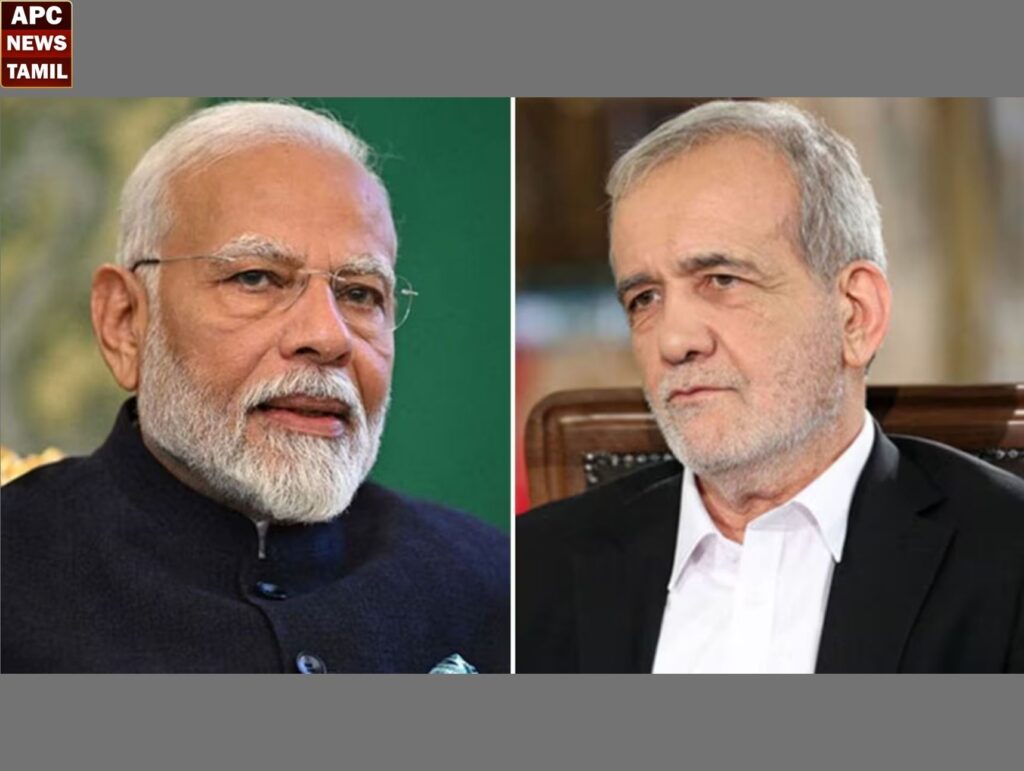 ஈரான் அதிபரிடம் தொலைபேசியில் உரையாடினாா் - பிரதமர் மோடி