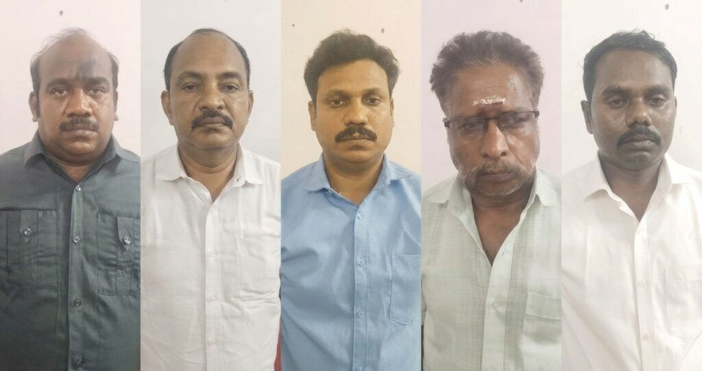 சேலத்தில் இரட்டிப்பு பணம் தருவதாக மோசடி… 5 பேர் கொண்ட கும்பல் கைது…