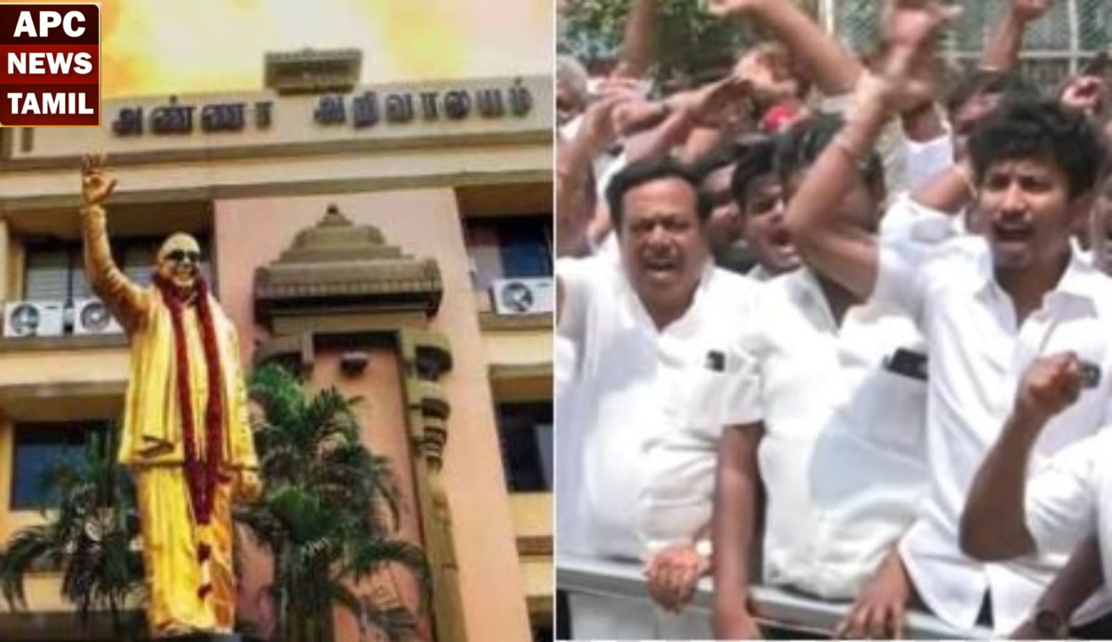 அண்ணா அறிவாலயத்தில் பரபரப்பு: தாம்பரம் எம்.எல்.ஏ. எஸ்.ஆர்.ராஜா ஆதரவாளர்கள் திடீர் முற்றுகை!