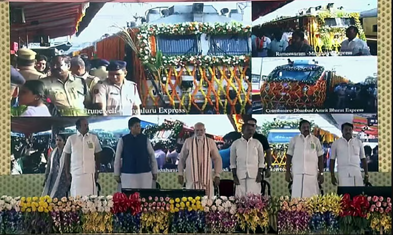 ₹5,650 கோடி மதிப்பிலான திட்டங்களை தொடங்கி வைத்த பிரதமர் மோடி..