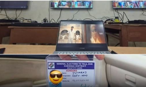 வாக்கு எண்ணும் மையத்தில் “ஜன நாயகன்” பார்த்தவர் கைது!