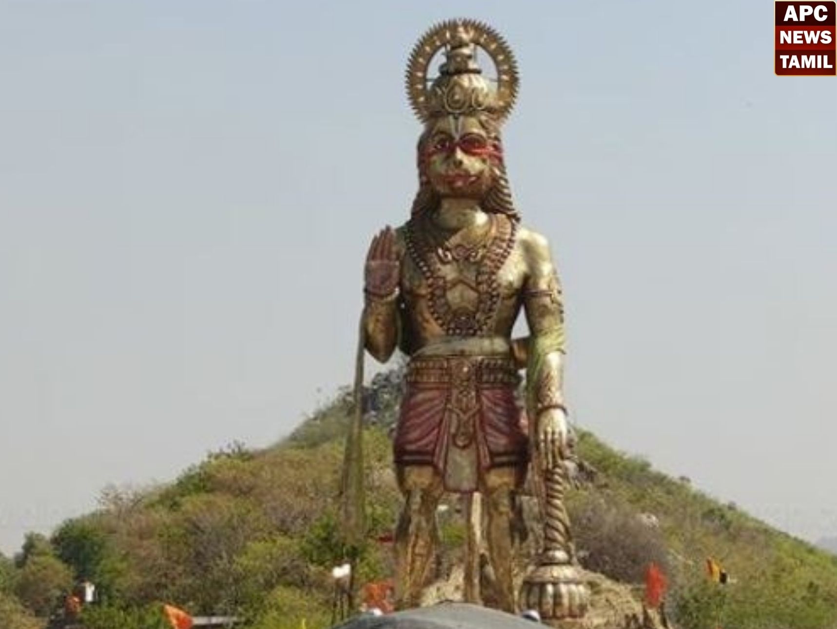 மத்திய பிரதேசம்: 51 அடி உயரம் கொண்ட ‘அனுமன் சிலை’ திறப்பு – ஏராளமான பக்தர்கள் திரண்டனா்