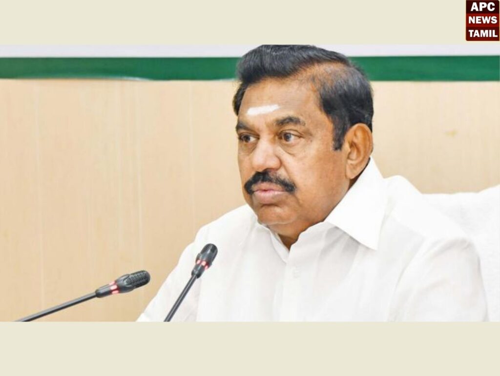 பதநீர் இறக்கிய தொழிலாளி மீது துப்பாக்கிச் சூடு நடத்தியது கடுமையாக கண்டித்தக்கது - எடப்பாடி