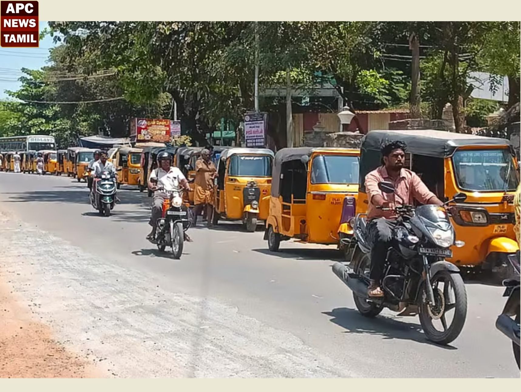 ஆவடியில் எல்.பி.ஜி தட்டுப்பாடு – கேஸ் நிரப்ப நீண்ட வரிசையில் ஆட்டோக்கள்…