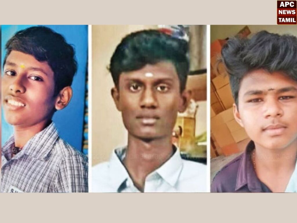 ஆம்னி பஸ்-பைக் மோதி விபத்து - பிளஸ் 2 மாணவர்கள் 3 பேர் பரிதாபமாக பலி