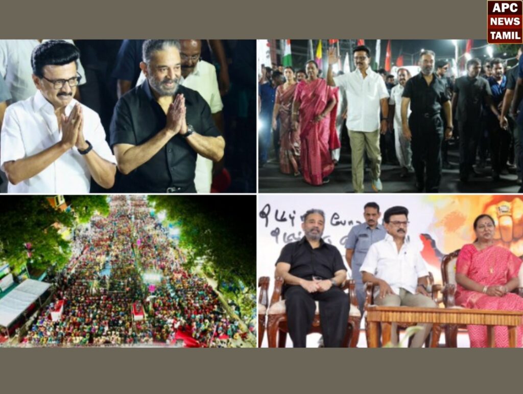 சேலம்: ‘தலைவன் இருக்கின்றான்’என்ற பாடல் ஒலிபரப்பப்பட்டதில் மகிழ்ச்சி – கமலஹாசன் எம்.பி