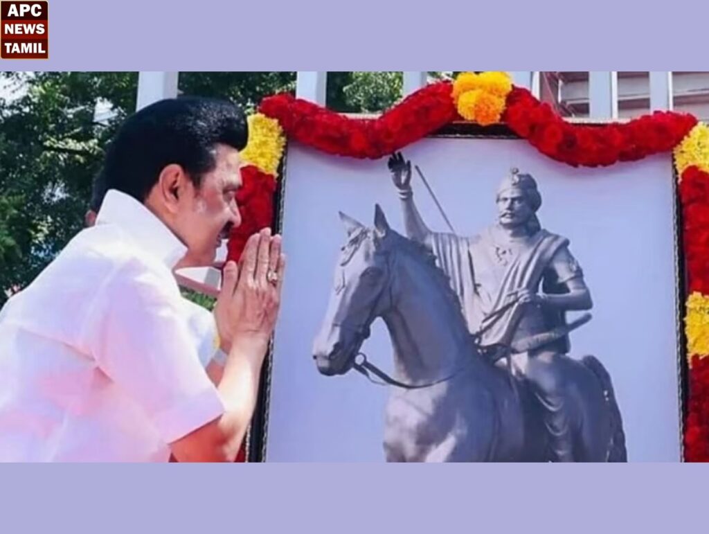 ”தமிழ்நாடு போராடும், தமிழ்நாடு வெல்லும்” தீரன் சின்னமலை பிறந்தநாளில் முதல்வர் மு.க.ஸ்டாலின் சூளுரை