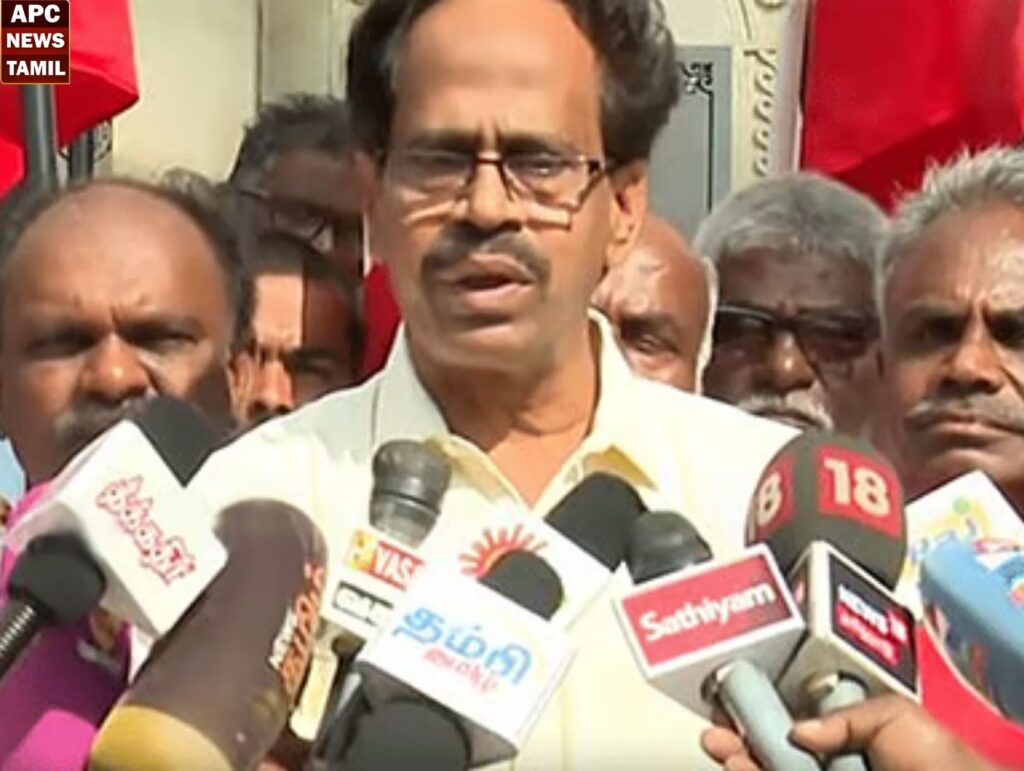 ஒன்றிய அரசு ஒரு காட்டுமிராண்டி தனமான ஆட்சி செய்து வருகிறது - வீரபாண்டியன்