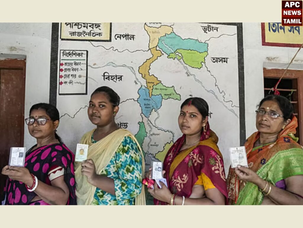 2026 மேற்குவங்கம் தேர்தல்: பிற்பகல் 1 மணி நிலவரப்படி 62% வாக்குகள் பதிவு - முர்ஷிதாபாத்தில் மோதல்