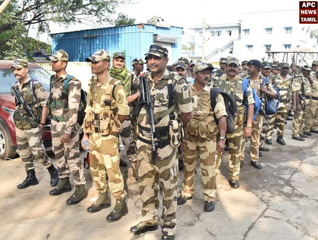 சென்னையிலுள்ள மூன்று வாக்கு எண்ணும் மையங்களுக்கு 4 அடுக்கு பாதுகாப்பு