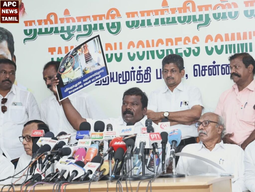 வருமான வரித்துறையினர் சோதனை நடத்தியதை வெளிப்படையாக சொல்லலாமே? – செல்வப் பெருந்தகை