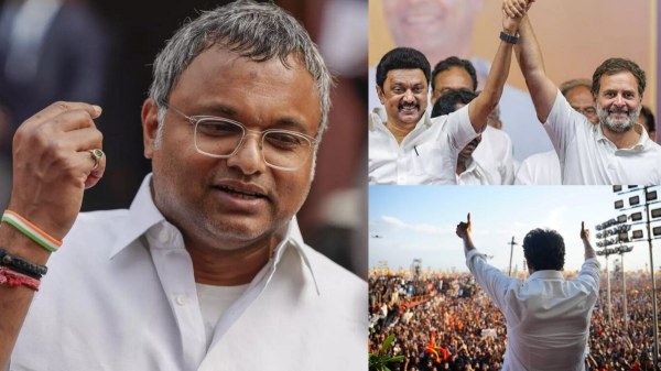 ரீல்ஸ் பாருங்க, லைக் போடுங்க…வாக்கை மட்டும் திமுக – காங்கிரஸ் கூட்டணிக்கு போடுங்க -  கார்த்திக் சிதம்பரம் தீவிர பரப்புரை