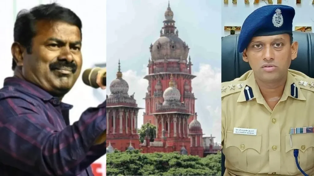 அவதூறு வழக்கு -  4 வாரங்களில் பதிலளிக்க சீமானுக்கு உயர்நீதிமன்றம் நோட்டீஸ்…