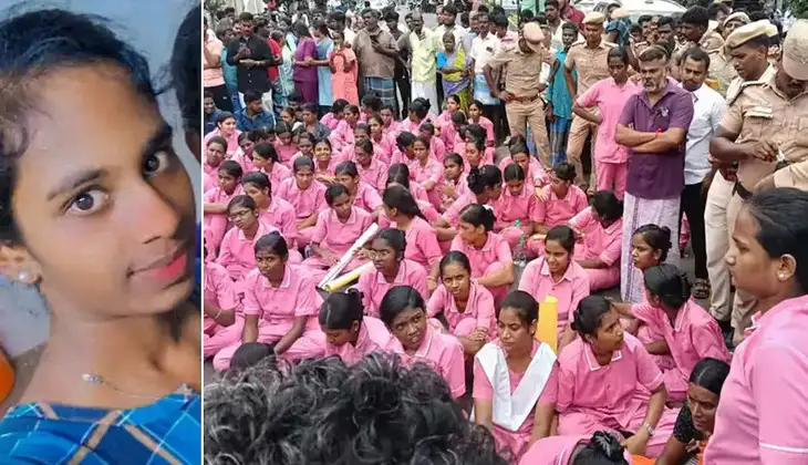 திருச்சி அரசு மருத்துவமனையில் பரபரப்பு…மாணவி மரணத்திற்கு நீதி கெட்டு போராட்டம்…
