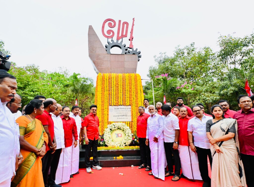மே தின நிகழ்வில் முதலமைச்சர் மு.க.ஸ்டாலின் - மீண்டும் ஆட்சி தொடரும் என நம்பிக்கை
