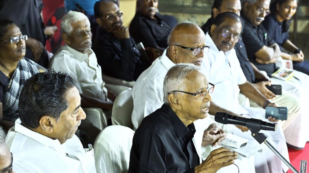 நீட் தேர்வுக்கு எதிராக மாநிலம் முழுவதும் போராட்டம் – “மனுதர்மத்தின் முகமே நீட்” என வீரமணி கடும் தாக்கு