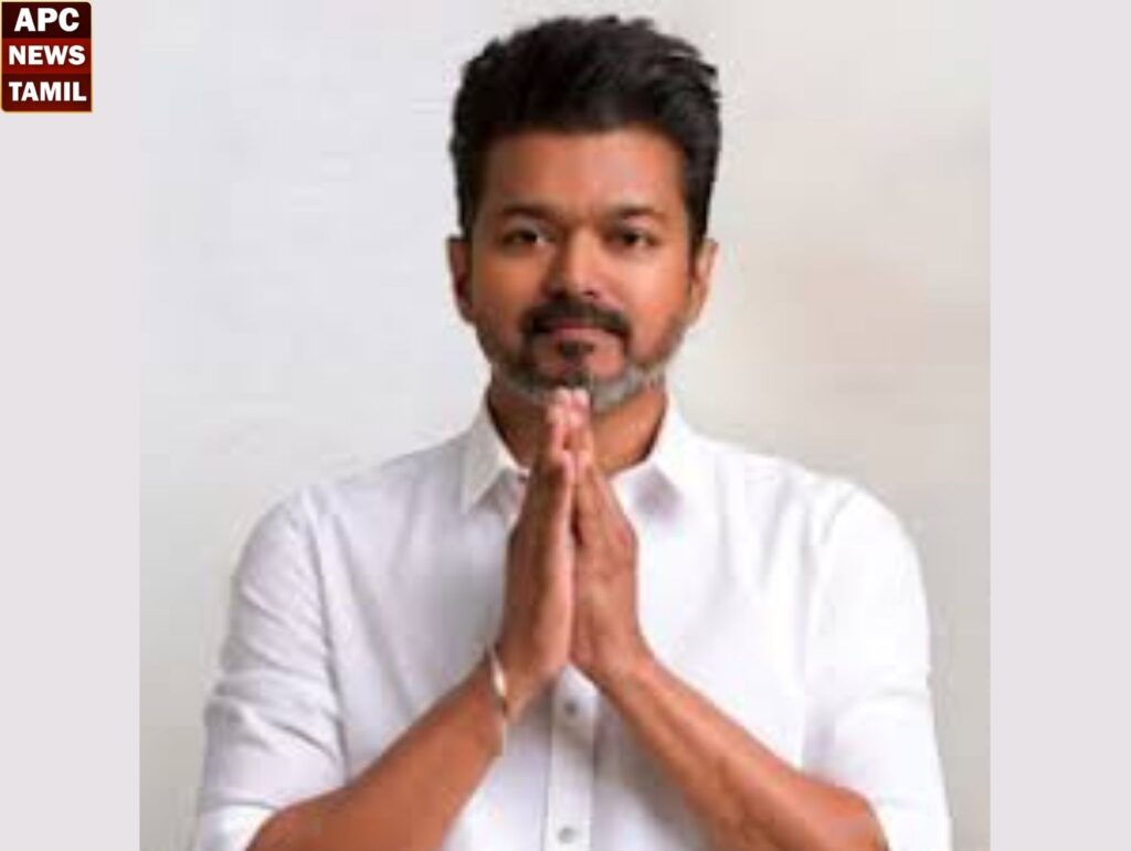 2026 தேர்தல்: பெரம்பூர் தொகுதியில் தவெக தலைவா் விஜய் முன்னிலை 