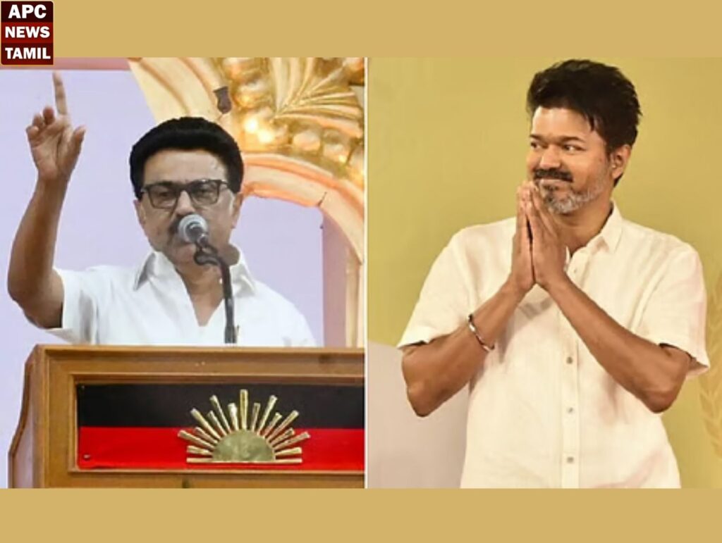 6 மாதங்களுக்கு விஜய் ஆட்சியை தொந்தரவு செய்ய மாட்டோம் - திமுக தலைவர் மு.க.ஸ்டாலின் பேட்டி