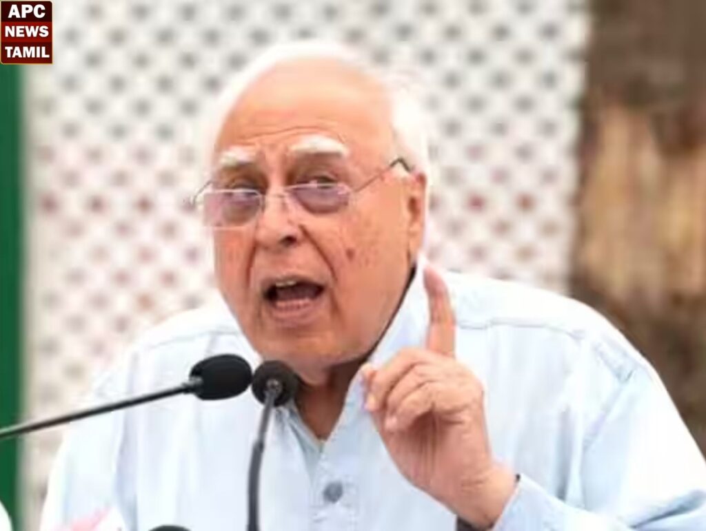 பா.ஜ.க ஏஜெண்டாக செயல்படுகிறார் தமிழக ஆளுநர் - வழக்கறிஞர் கபில் சிபல் விமர்சனம்