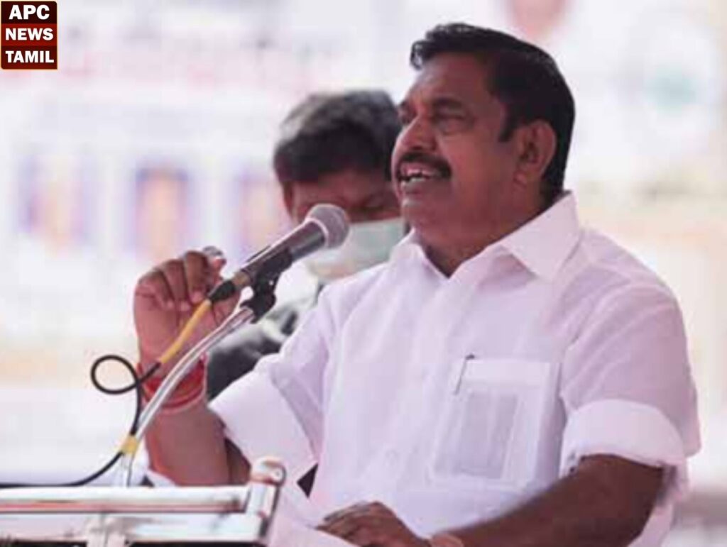 "ஒரு தரப்பை முதல்வர் ஆதரிப்பது சரியா?" - கொந்தளித்த எடப்பாடி பழனிசாமி!