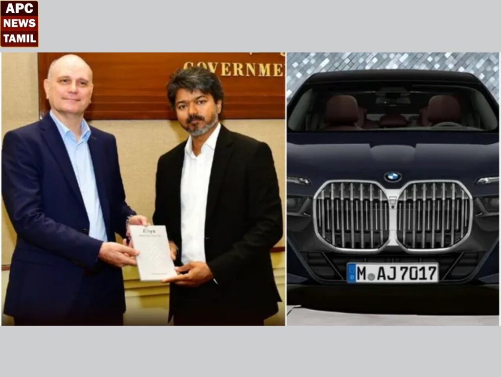 தமிழகத்தில் புதிய முதலீடு: முதலமைச்சர் விஜய் உடன் BMW நிறுவனத்தின் மேலாண் இயக்குனர் (MD) சந்திப்பு!