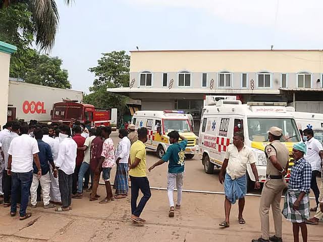 அமோனியா வாயு கசிவால் உயிரிழந்தோர் எண்ணிக்கை 10அக உயர்வு