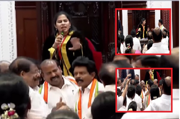 ரிப்பன் மாளிகையில் பரபரப்பு…மல்லுக்கட்டிய திமுக – அதிமுக உறுப்பினர்களால் களோபரம் ஆன மாநகராட்சி கூட்டம்
