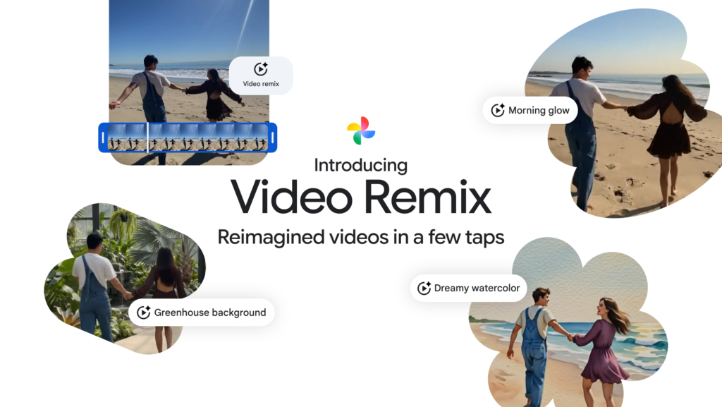 வீடியோ எடிட்டிங்கில் புதிய புரட்சி: கூகுள் போட்டோஸில் 'Video Remix' AI வசதி அறிமுகம்!