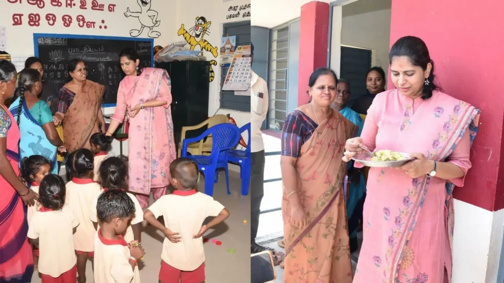 அரசு அங்கன்வாடிக்கு விசிட் அடித்த ஐஏஎஸ் அதிகாரி: பெரம்பலூர் கலெக்டர் சரண்யா அறி எடுத்த நெகிழ்ச்சியான முடிவு!