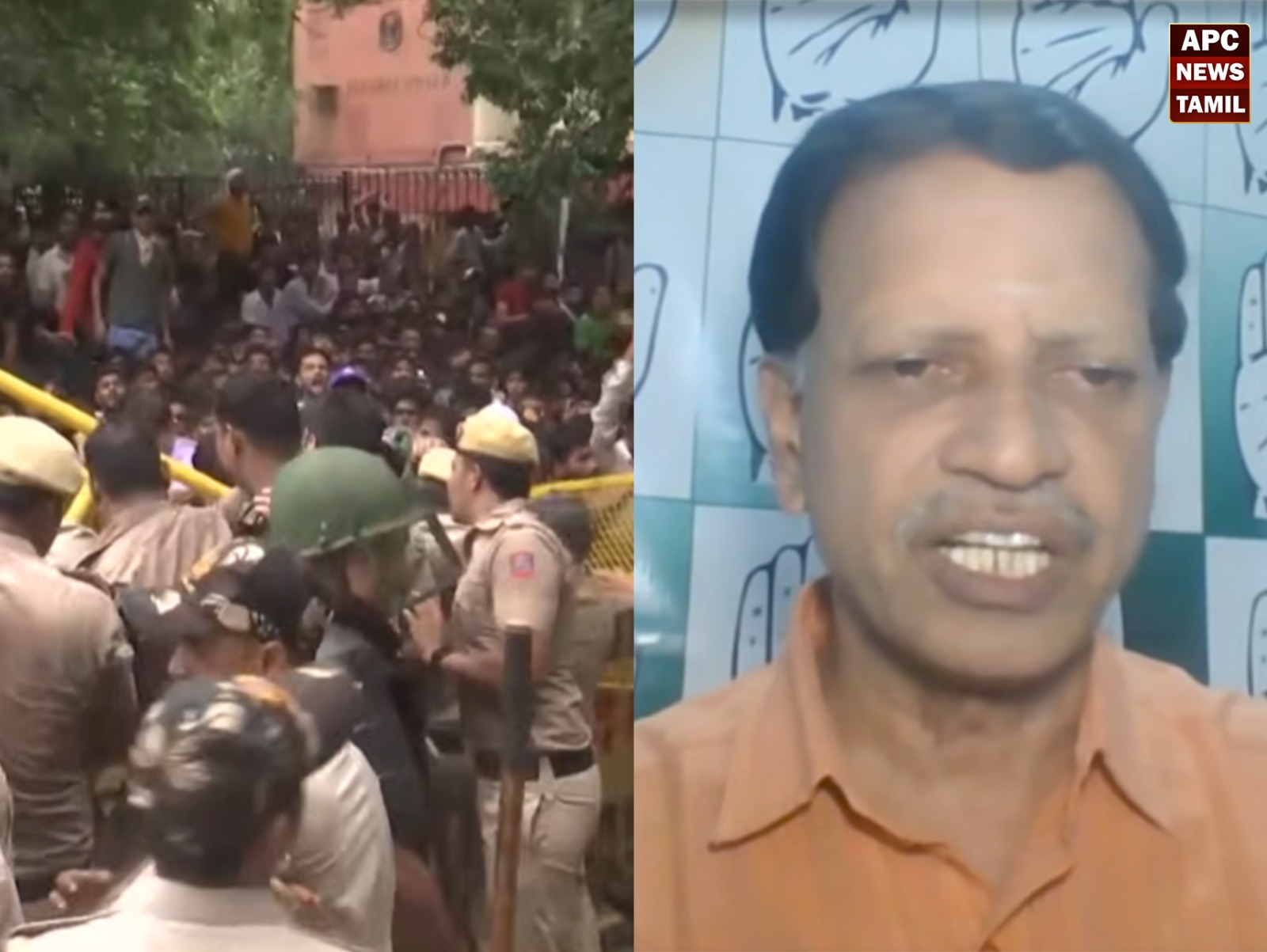 டெல்லியை உலுக்கும் சிஜேபி போராட்டம்.. “அமைச்சர் தர்மேந்திர பிரதான் பதவி விலகணும்”.. காங்கிரஸ் பேச்சாளர் சந்திரசேகரன் அதிரடி!