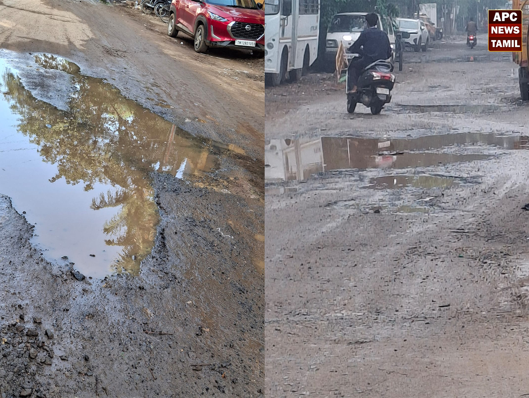 ஆவடி வீட்டு வசதி வாரிய குடியிருப்புகளில் தொடரும் அவலம்: குண்டும் குழியுமான சாலைகளால் மக்கள் தவிப்பு – அலட்சியமாகச் செயல்படும் மாநகராட்சி அதிகாரிகள்!