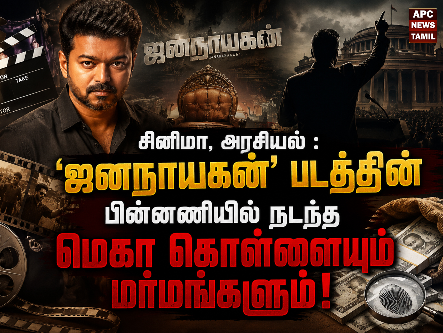 சினிமா, அரசியல் : ‘ஜனநாயகன்’ படத்தின் பின்னணியில் நடந்த மெகா கொள்ளையும் மர்மங்களும்!