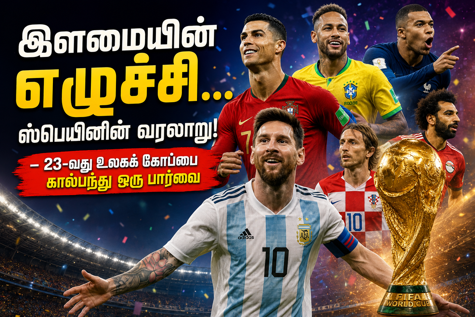 இளமையின் எழுச்சி… ஸ்பெயினின் வரலாறு! – 23-வது உலகக் கோப்பை கால்பந்து ஒரு பார்வை