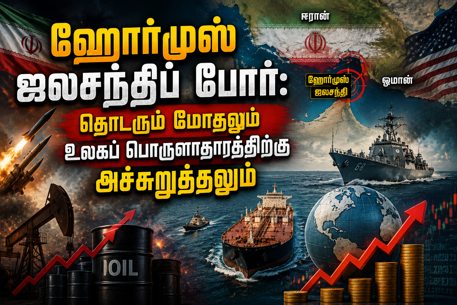 ஹோர்முஸ் ஜலசந்திப் போர்: தொடரும் மோதலும் உலகப் பொருளாதாரத்திற்கு அச்சுறுத்தலும்