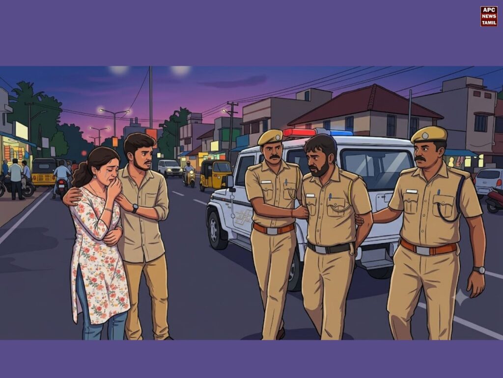 கோவையில் பயங்கரம்: ஆண் நண்பருடன் பேசிய இளம்பெண்ணுக்குப் பாலியல் தொல்லை கொடுத்த ரோந்து காவலர் அதிரடி கைது!