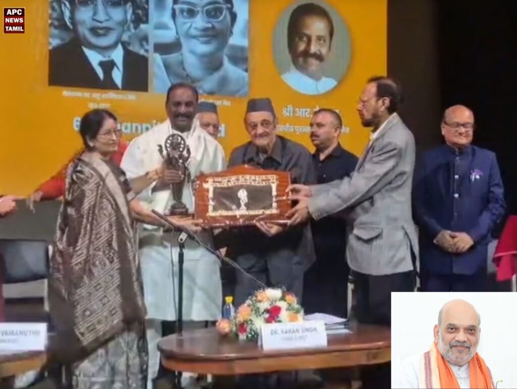 ஞானபீட விருது பெற்ற கவிஞர் வைரமுத்துவுக்கு ஒன்றிய உள்துறை அமைச்சர் அமித் ஷா வாழ்த்து!
