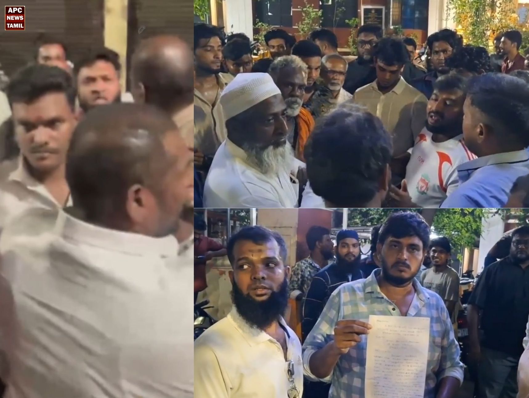 திருவொற்றியூரில் நள்ளிரவு பரபரப்பு: மாட்டிறைச்சி கடைகளை மூடச் சொல்லி அராஜகம் – வியாபாரிகளுக்கு ஆதரவாக திரண்ட இஸ்லாமியர்கள்!