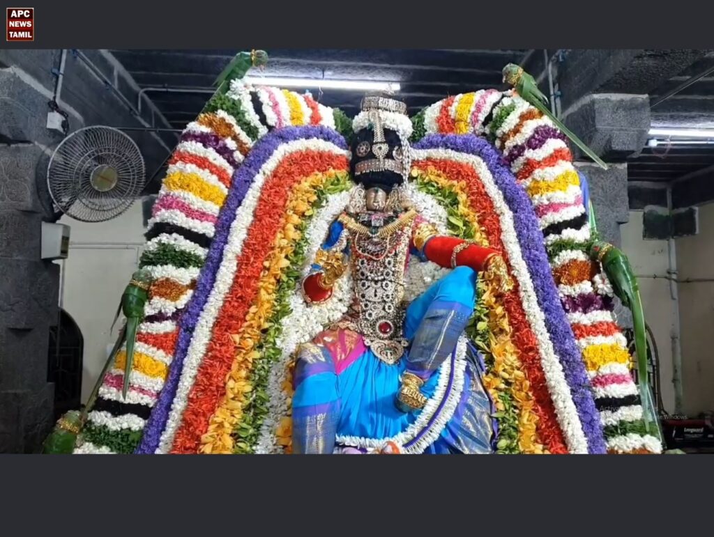 65 ஆண்டுகளுக்குப் பிறகு வரலாற்றுச் சாதனை: திருவொற்றியூரில் கிளி வாகனத்தில் ஆண்டாள் வீதி உலா!